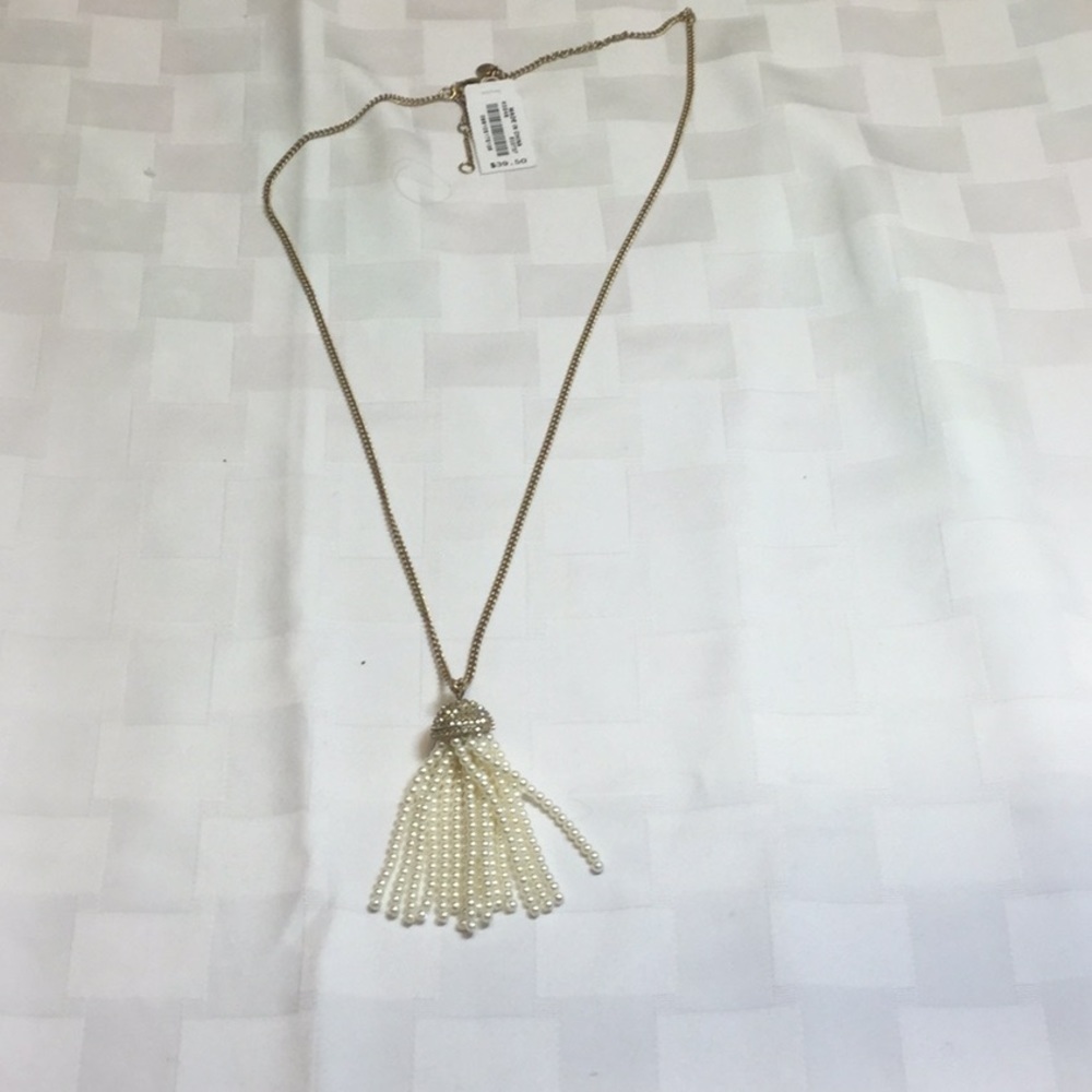 J. Crew long tassel necklace